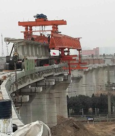 2013年底西安延长石油铁路专线工地